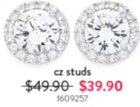 Goldmark cz studs offer