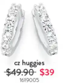 Goldmark cz huggies offer