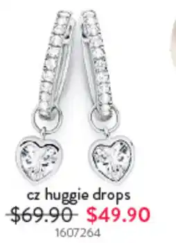 Goldmark cz huggie drops offer