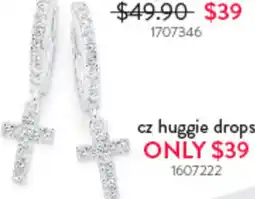 Goldmark cz huggie drops offer