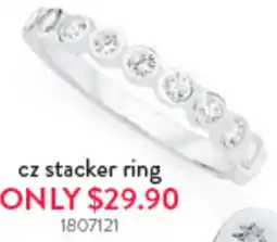 Goldmark cz stacker ring offer