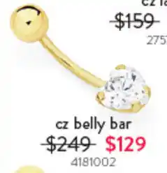 Goldmark cz cz labret $159 $79.50 offer