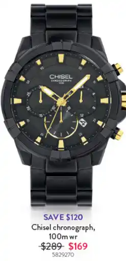 Goldmark Chisel chronograph 100m wr offer