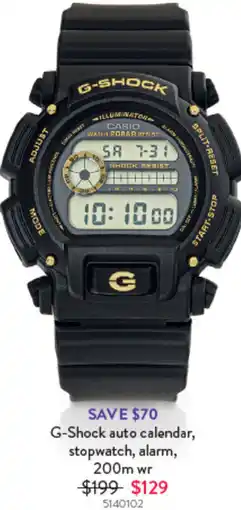 Goldmark G-Shock auto calendar, stopwatch, alarm, 200m wr offer
