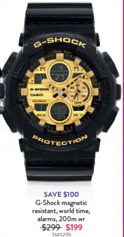 Goldmark G-Shock magnetic resistant, world time, alarms, 200m wr offer