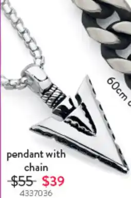 Goldmark pendant with chain offer