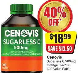 Chemist Discount Centre Cenovis Sugarless C offer