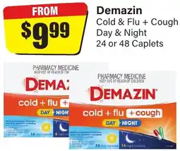 Chemist Discount Centre Demazin Cold & Flu Cough Day & Night offer