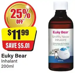 Chemist Discount Centre Euky Bear Inhalant offer