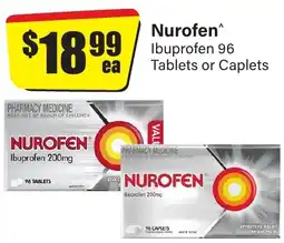 Chemist Discount Centre Nurofen Ibuprofen offer