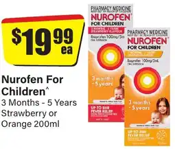 Chemist Discount Centre Nurofen For Children offer