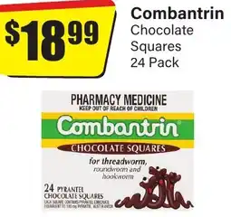 Chemist Discount Centre Combantrin Chocolate Squares offer