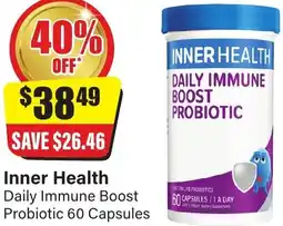 Chemist Discount Centre Inner Health Daily Immune Boost Probiotic offer