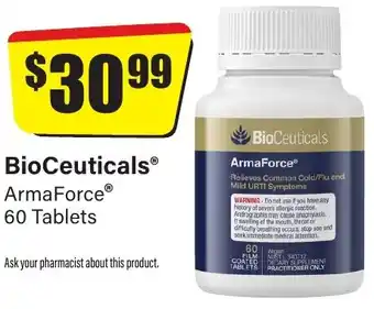 Chemist Discount Centre BioCeuticals ArmaForce offer