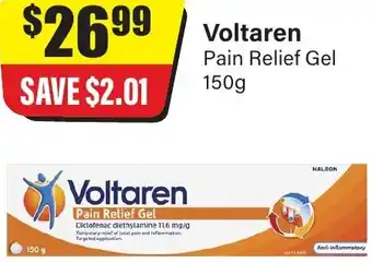 Chemist Discount Centre Voltaren Pain Relief Gel offer