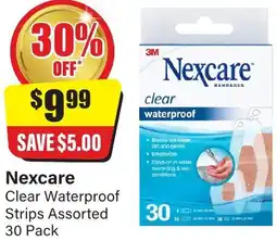 Chemist Discount Centre Nexcare Clear Waterproof Strips Assorted offer