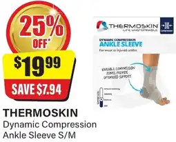 Chemist Discount Centre Thermoskin Dynamic Compression Ankle Sleeve S/M offer