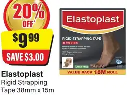 Chemist Discount Centre Elastoplast Rigid Strapping Tape offer