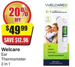 Chemist Discount Centre Welcare Ear Thermometer offer