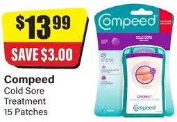 Chemist Discount Centre Compeed Cold Sore Treatment offer