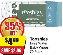Chemist Discount Centre Tooshies Pure Water Baby Wipes offer