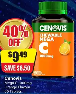 Chemist Discount Centre Cenovis Mega C offer