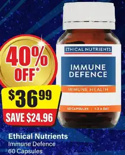 Chemist Discount Centre Ethical Nutrients Immune Defence offer