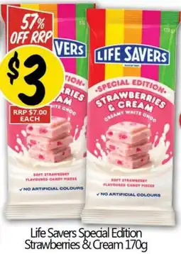 Not Quite Right Life Savers Special Edition Strawberries & Cream offer