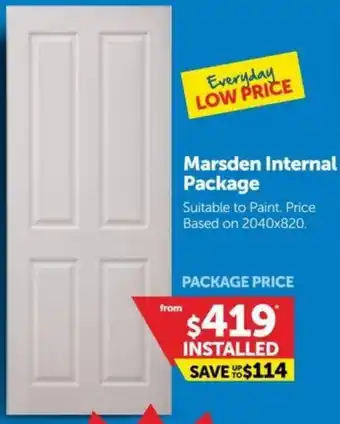 Doors Plus Marsden Internal Package offer