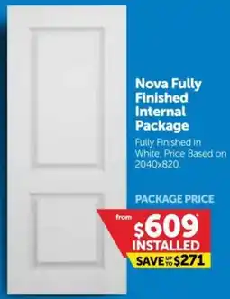 Doors Plus Nova Fully Finished Internal Package offer