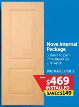 Doors Plus Nova Internal Package offer