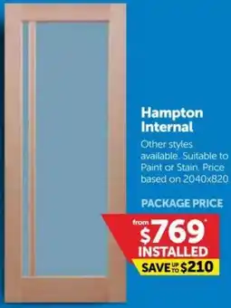 Doors Plus Hampton Internal offer