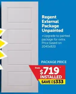 Doors Plus Regent External Package Unpainted offer