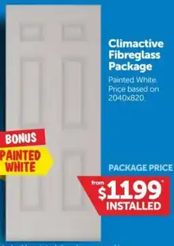 Doors Plus Climactive Fibreglass Package offer