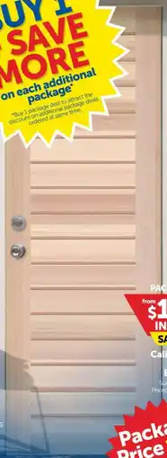 Doors Plus Californian EJH2 Solid Timber External Door offer