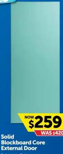 Doors Plus Solid Blockboard Core External Door offer