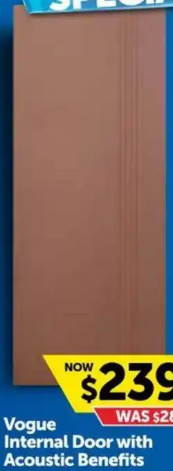Doors Plus Vogue Internal Door with Acoustic Benefits offer