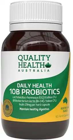 healthylife Quality Health Daily Health 10B Probiotics 60 Capsules offer