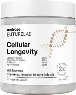 healthylife Melrose Futurelab Cellular Longevity 30 Capsules offer