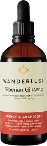 healthylife Wanderlust Siberian Ginseng Drops 90ml offer
