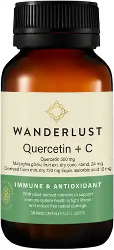 healthylife Wanderlust Quercetin + C 30 Capsules offer