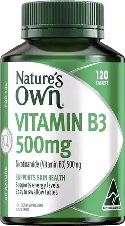 healthylife Nature’s Own Vitamin B3 500mg 120 Tablets offer