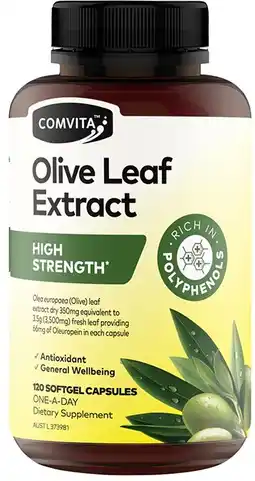 healthylife Comvita Olive Leaf Extract High Strength 120 Capsules offer