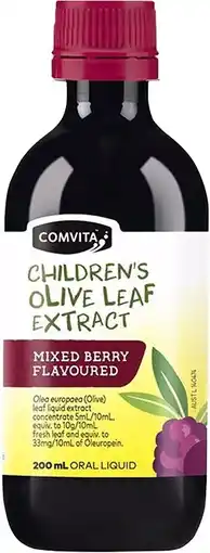 healthylife Comvita Children's Olive Leaf Extract Mixed Berry 200ml offer