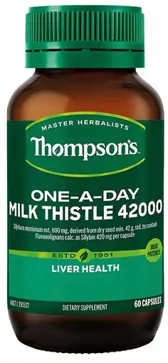 healthylife Thompsons One a Day Milk Thistle 42000 offer