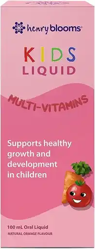 healthylife Henry Blooms Kids Liquid Multi- Vitamins 100mL offer
