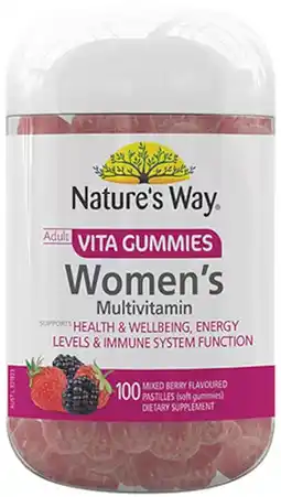 healthylife Nature’s Way Adult Vita Gummies Womens Multivitamin 100 Pack offer