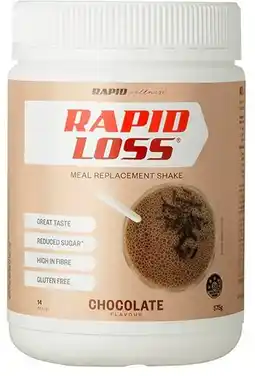 healthylife Rapid Loss Chocolate Meal Replacement Shake 575g offer