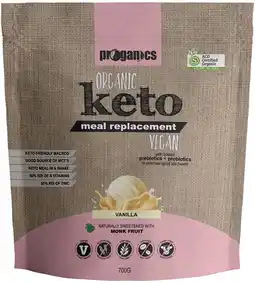 healthylife Proganics Organic Keto Meal Replacement - Vanilla 700g offer