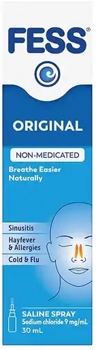 healthylife Fess Original Saline Nasal Spray 30ml offer